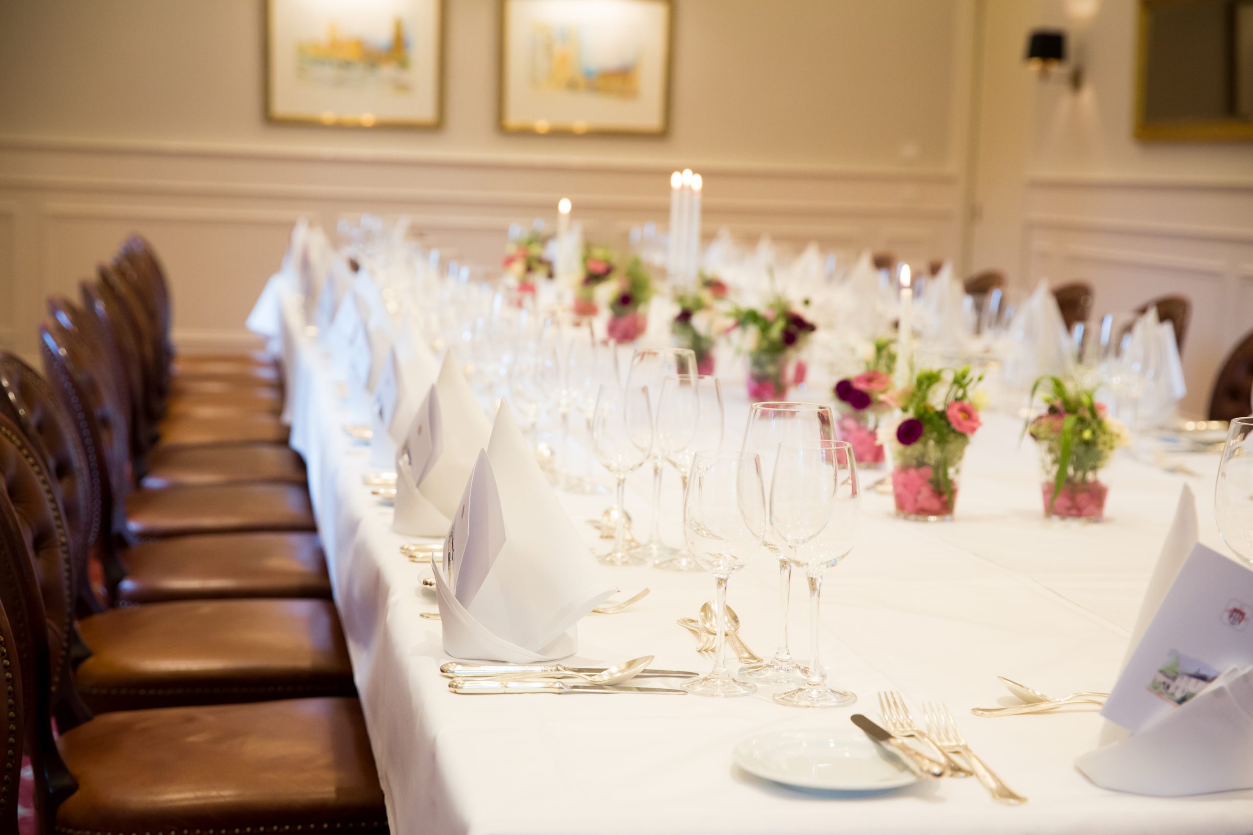 Tafel im Festsaal
