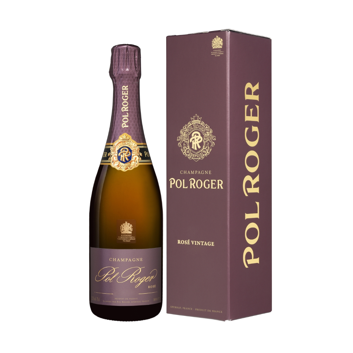 Pol Roger Rosé,  Brut Champagne Pol Roger  (0,75 l)