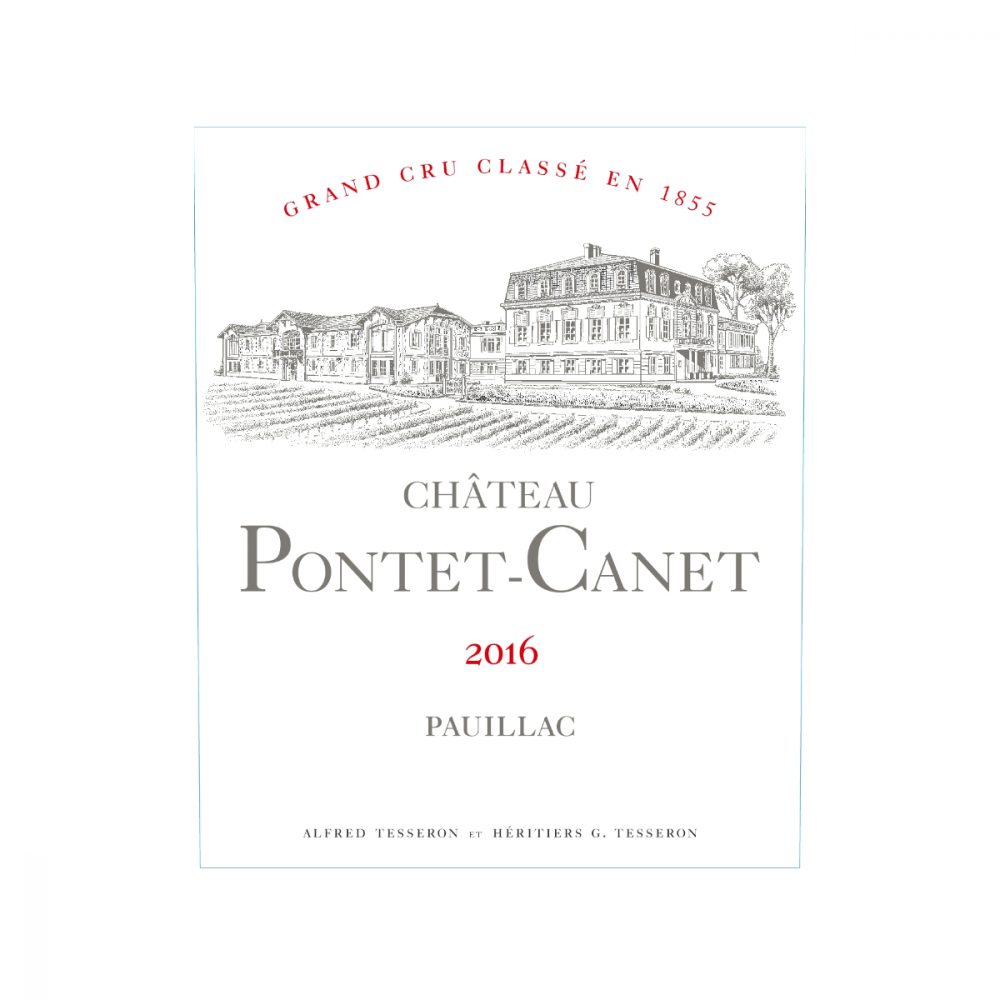 Château Pontet Canet Etikett