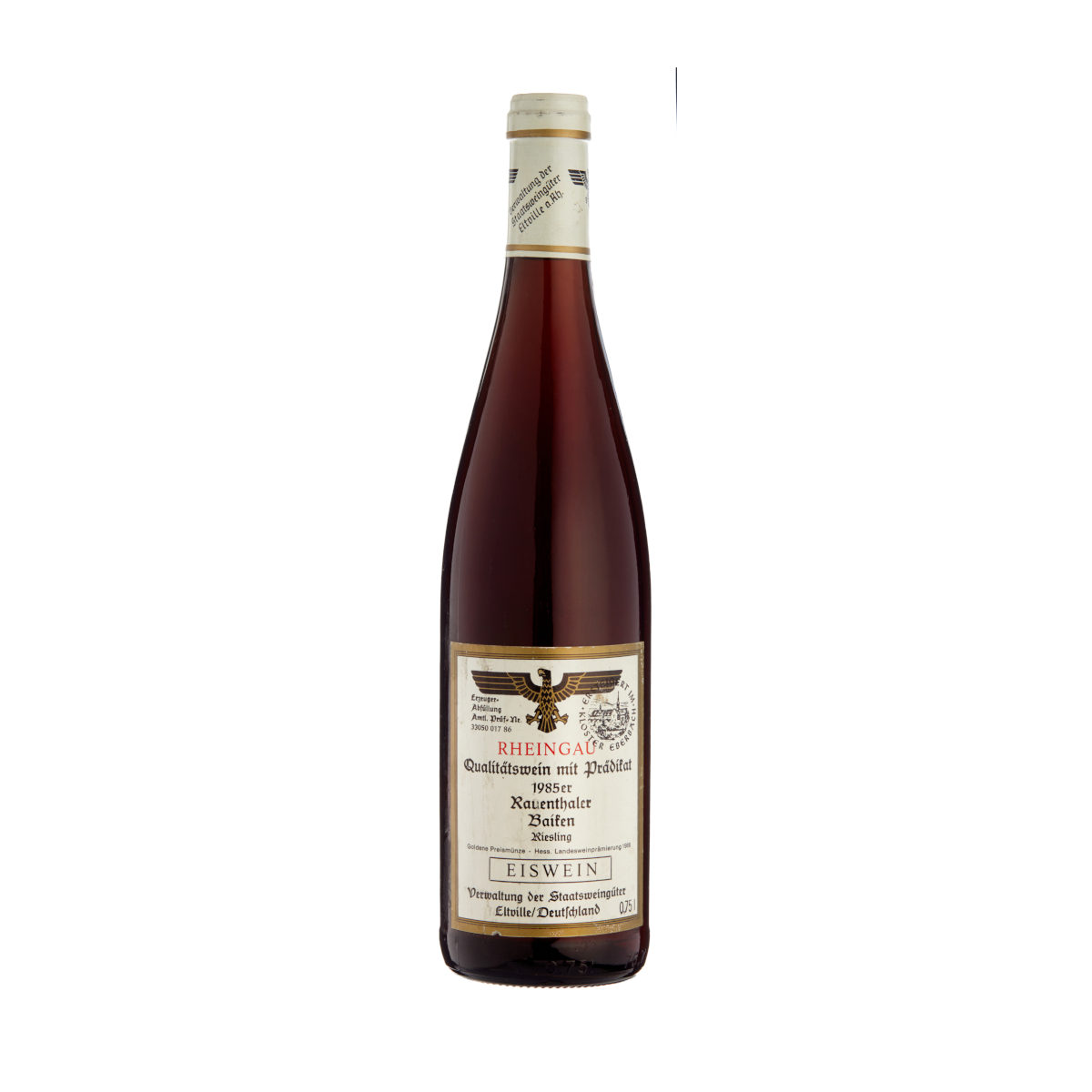 rauenthaler-baiken-eiswein Staatsweingut Rauenthaler Baiken Eiswein 1985