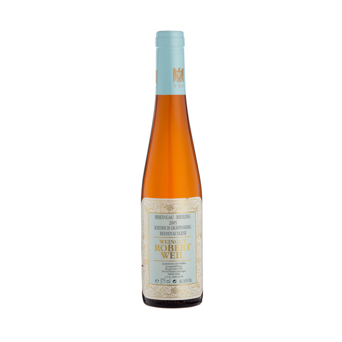 weil-kiedrich-graefenberg-ba-fuenf Weingut Robert Weil Kiedrich Gräfenberg Beerenauslese 2005